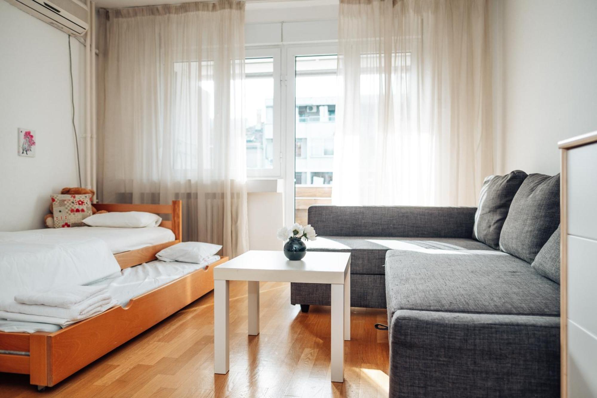 Crown Central Three Bedroom Apartment Belgrad Exterior foto